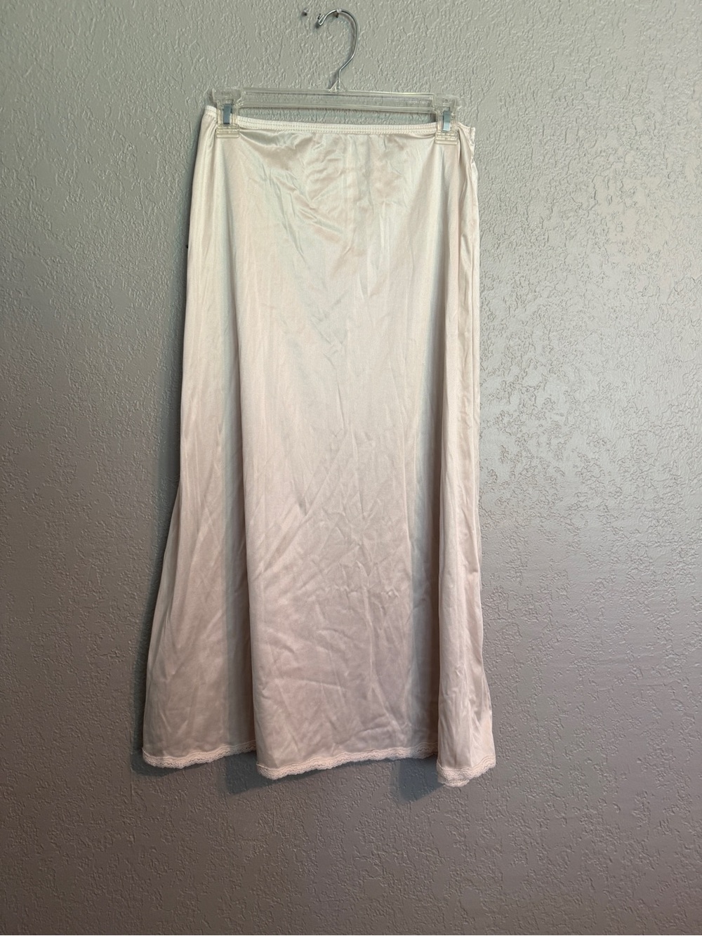 Vintage Cabernet Ivory Maxi Half Slip Cottagecore Prairie Coquette USA